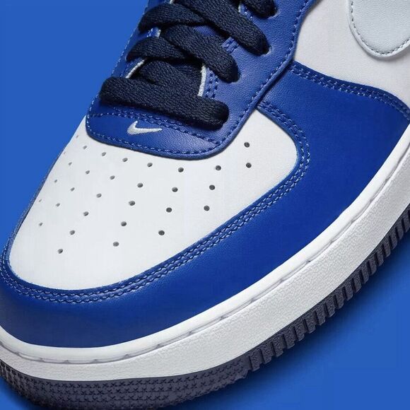 Nike Air Force 1 '07 LV8 Shoes White Game Royal Blue Retro FQ8825-100 Mens Sz 13 - Picture 7 of 10
